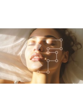 Intra Συλλεκτικό Ξύλινο Παζλ Plywood  4mm - Χαλαρωτική στιγμή: Γυναίκα στο κρεβάτι λουσμένη στο απαλό φως του ήλιου Σε Ξύλινο Κουτί - Διαστάσεις Puzzle: 10x10 cm – 25 κομμάτια