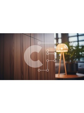 Intra Συλλεκτικό Ξύλινο Παζλ Plywood  4mm - Ξύλινος τοίχος με φωτιστικό στο τραπέζι Σε Ξύλινο Κουτί - Διαστάσεις Puzzle: 10x10 cm – 25 κομμάτια