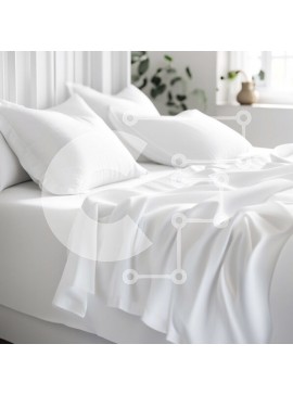 Intra Συλλεκτικό Ξύλινο Παζλ Plywood  4mm - Άνετο και μοντέρνο υπνοδωμάτιο με λευκό κρεβάτι Σε Ξύλινο Κουτί - Διαστάσεις Puzzle: 10x10 cm – 25 κομμάτια