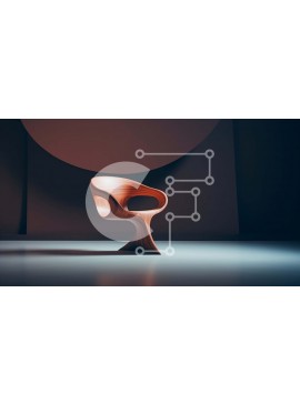 Intra Συλλεκτικό Ξύλινο Παζλ Plywood  4mm - Μοντέρνα ξύλινη καρέκλα σε δωμάτιο με χαμηλό φωτισμό Σε Ξύλινο Κουτί - Διαστάσεις Puzzle: 10x10 cm – 25 κομμάτια