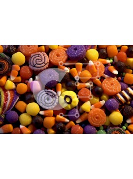 Σετ των 2 Intra Συλλεκτικό Ξύλινο Παζλ Plywood  4mm - Ποικιλία καραμέλας από σοκολάτες, τσίχλες και καραμέλες Σε Ξύλινο Κουτί - Διαστάσεις: 10x10 cm – 25 κομμάτια