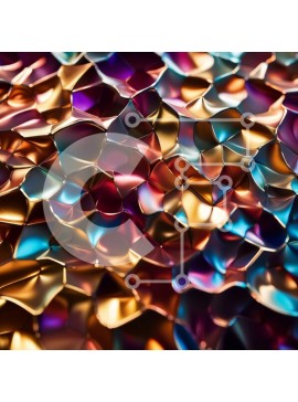 Σετ των 2 Intra Συλλεκτικό Ξύλινο Παζλ Plywood  4mm - Κομψό και εκλεπτυσμένο μεταλλικό βραχιόλι με αστραφτερές πέτρες Σε Ξύλινο Κουτί - Διαστάσεις: 10x10 cm – 25 κομμάτια