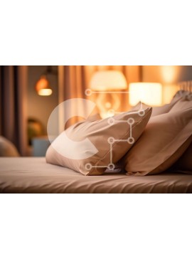 Intra Συλλεκτικό Ξύλινο Παζλ Plywood  4mm - Άνετο και άνετο κρεβάτι με χνουδωτά μαξιλάρια και λευκό αναπαυτικό Σε Ξύλινο Κουτί - Διαστάσεις Puzzle: 10x10 cm – 25 κομμάτια