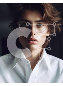 Intra Συλλεκτικό Ξύλινο Παζλ Plywood  4mm - Επαγγελματίας με γυαλιά και λευκό πουκάμισο Σε Ξύλινο Κουτί - Διαστάσεις Puzzle: 10x10 cm – 25 κομμάτια