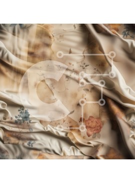 Σετ των 2 Intra Συλλεκτικό Ξύλινο Παζλ Plywood  4mm - Όμορφο πορτρέτο γυναίκας που φορά φλοράλ κασκόλ Σε Ξύλινο Κουτί - Διαστάσεις: 10x10 cm – 25 κομμάτια