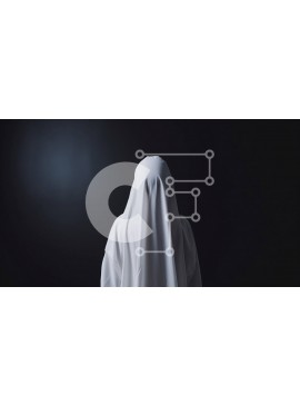 Intra Συλλεκτικό Ξύλινο Παζλ Plywood  4mm - Μυστηριώδες πρόσωπο με λευκό μανδύα Σε Ξύλινο Κουτί - Διαστάσεις Puzzle: 10x10 cm – 25 κομμάτια