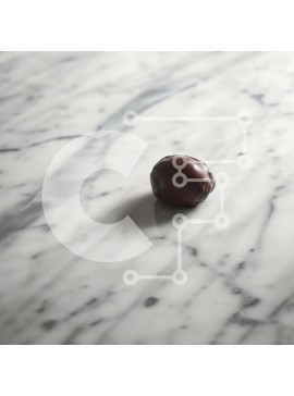 Σετ των 2 Intra Συλλεκτικό Ξύλινο Παζλ Plywood  4mm - Κομψή σοκολατένια μπάλα σε μαρμάρινο τραπέζι Σε Ξύλινο Κουτί - Διαστάσεις: 10x10 cm – 25 κομμάτια