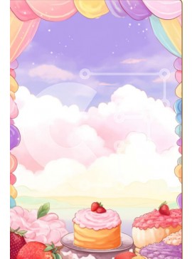 Σετ των 2 Intra Συλλεκτικό Ξύλινο Παζλ Plywood  4mm - Πολύχρωμα επιδόρπια και φρούτα στην οθόνη Σε Ξύλινο Κουτί - Διαστάσεις: 10x10 cm – 25 κομμάτια