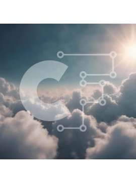 Intra Συλλεκτικό Ξύλινο Παζλ Plywood  4mm - Γραφικό σύννεφο με ήλιο και αεροπλάνο Σε Ξύλινο Κουτί - Διαστάσεις: 10x10 cm – 25 κομμάτια