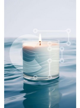 Intra Συλλεκτικό Ξύλινο Παζλ Plywood  4mm - Πλωτό κερί στο νερό Σε Ξύλινο Κουτί - Διαστάσεις Puzzle: 10x10 cm – 25 κομμάτια