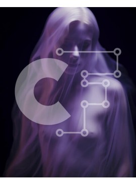 Intra Συλλεκτικό Ξύλινο Παζλ Plywood  4mm - Αιθέρια ομορφιά σε διάφανο ύφασμα Σε Ξύλινο Κουτί - Διαστάσεις Puzzle: 10x10 cm – 25 κομμάτια