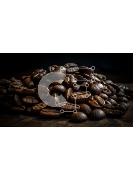 Σετ των 2 Intra Συλλεκτικό Ξύλινο Παζλ Plywood  4mm - Ένα σωρό κόκκους καφέ για τις ανάγκες εικόνων του καφέ σας Σε Ξύλινο Κουτί - Διαστάσεις: 10x10 cm – 25 κομμάτια