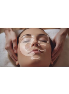 Intra Συλλεκτικό Ξύλινο Παζλ Plywood  4mm - Χαλαρώστε και χαλαρώστε με ένα μασάζ προσώπου στο σπα Σε Ξύλινο Κουτί - Διαστάσεις Puzzle: 10x10 cm – 25 κομμάτια