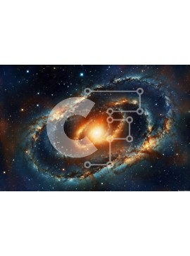 Intra Συλλεκτικό Ξύλινο Παζλ Plywood  4mm - Γαλαξίας Whirlpool - Εκπληκτική εικόνα του Messier 51 ή M51 στον αστερισμό Canes Venatici Σε Ξύλινο Κουτί - Διαστάσεις: 10x10 cm – 25 κομμάτια