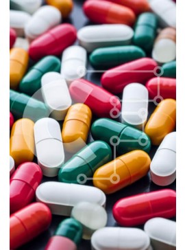 Intra Συλλεκτικό Ξύλινο Παζλ Plywood  4mm - Κάψουλες Vibrant Pill σε διαφορετικά χρώματα και σχήματα Σε Ξύλινο Κουτί - Διαστάσεις Puzzle: 10x10 cm – 25 κομμάτια