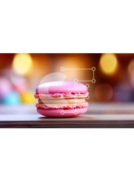 Σετ των 2 Intra Συλλεκτικό Ξύλινο Παζλ Plywood  4mm - Ροζ αμυγδαλωτό σε ένα ξύλινο τραπέζι Σε Ξύλινο Κουτί - Διαστάσεις: 10x10 cm – 25 κομμάτια