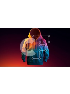 Σετ των 2 Intra Συλλεκτικό Ξύλινο Παζλ Plywood  4mm - Κομψό και μοναδικό κουκούλα με αφηρημένο σχέδιο Σε Ξύλινο Κουτί - Διαστάσεις: 10x10 cm – 25 κομμάτια