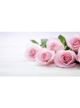 Intra Συλλεκτικό Ξύλινο Παζλ Plywood  4mm - Ανάποδα μπουκέτο με ροζ τριαντάφυλλα σε σχήμα καρδιάς Σε Ξύλινο Κουτί - Διαστάσεις: 10x10 cm – 25 κομμάτια