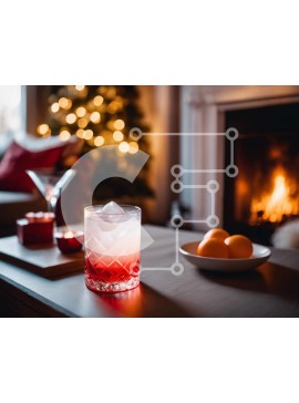 Intra Συλλεκτικό Ξύλινο Παζλ Plywood  4mm - Διακοσμημένο για διακοπές Σαλόνι με Τραπεζάκι σαλονιού Σε Ξύλινο Κουτί - Διαστάσεις Puzzle: 10x10 cm – 25 κομμάτια