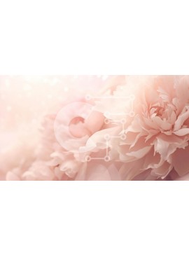 Intra Συλλεκτικό Ξύλινο Παζλ Plywood  4mm - Κοντινό πλάνο αιωρούμενων ροζ λουλουδιών Σε Ξύλινο Κουτί - Διαστάσεις: 10x10 cm – 25 κομμάτια