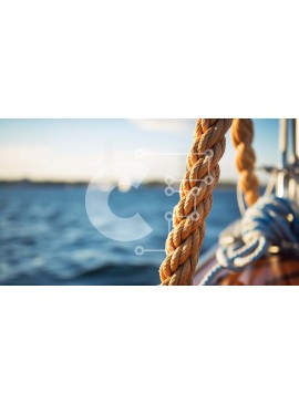 Intra Συλλεκτικό Ξύλινο Παζλ Plywood  4mm - Σχοινί που συνδέεται με το σκάφος του ναυτικού Σε Ξύλινο Κουτί - Διαστάσεις Puzzle: 10x10 cm – 25 κομμάτια