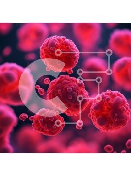 Intra Συλλεκτικό Ξύλινο Παζλ Plywood  4mm - Ομάδα Ερυθρών Αιμοσφαιρίων Σε Ξύλινο Κουτί - Διαστάσεις Puzzle: 10x10 cm – 25 κομμάτια