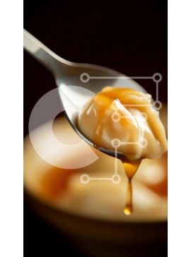 Intra Συλλεκτικό Ξύλινο Παζλ Plywood  4mm - Κουτάλι με σιρόπι και ζυμαρικά Σε Ξύλινο Κουτί - Διαστάσεις: 10x10 cm – 25 κομμάτια