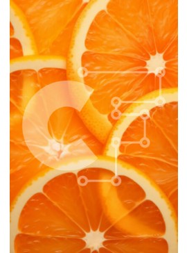 Σετ των 2 Intra Συλλεκτικό Ξύλινο Παζλ Plywood  4mm - Κοντινό πλάνο φέτες πορτοκαλιού Σε Ξύλινο Κουτί - Διαστάσεις: 10x10 cm – 25 κομμάτια