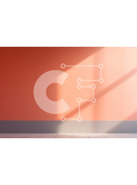 Intra Συλλεκτικό Ξύλινο Παζλ Plywood  4mm - Φωτεινός πορτοκαλί τοίχος με ανοιχτό παράθυρο Σε Ξύλινο Κουτί - Διαστάσεις Puzzle: 10x10 cm – 25 κομμάτια