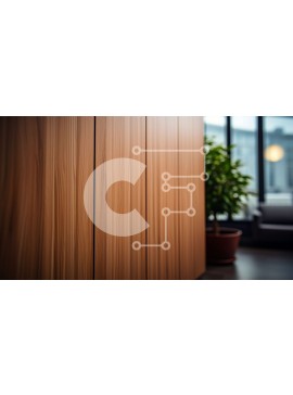 Intra Συλλεκτικό Ξύλινο Παζλ Plywood  4mm - Ξύλινος τοίχος με παράθυρο και φυτό σε γλάστρα Σε Ξύλινο Κουτί - Διαστάσεις Puzzle: 10x10 cm – 25 κομμάτια