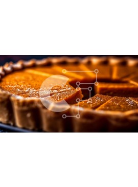 Σετ των 2 Intra Συλλεκτικό Ξύλινο Παζλ Plywood  4mm - Νόστιμη κολοκυθόπιτα με θρυμματισμένη κρούστα και επικάλυψη ζάχαρης κανέλας Σε Ξύλινο Κουτί - Διαστάσεις: 10x10 cm – 25 κομμάτια