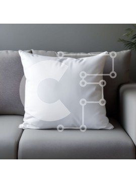 Intra Συλλεκτικό Ξύλινο Παζλ Plywood  4mm - Λευκό μαξιλάρι σε γκρίζο καναπέ σε μοντέρνο εσωτερικό Σε Ξύλινο Κουτί - Διαστάσεις Puzzle: 10x10 cm – 25 κομμάτια