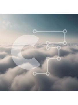 Intra Συλλεκτικό Ξύλινο Παζλ Plywood  4mm - Αεροφωτογραφία του συννεφιασμένου ουρανού με αεροπλάνα Σε Ξύλινο Κουτί - Διαστάσεις Puzzle: 10x10 cm – 25 κομμάτια