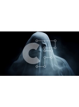 Intra Συλλεκτικό Ξύλινο Παζλ Plywood  4mm - Ghostly Figure στο Dark Room Σε Ξύλινο Κουτί - Διαστάσεις Puzzle: 10x10 cm – 25 κομμάτια