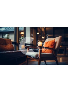 Intra Συλλεκτικό Ξύλινο Παζλ Plywood  4mm - Ζεστό και φιλόξενο σαλόνι με φυσικό φως Σε Ξύλινο Κουτί - Διαστάσεις Puzzle: 10x10 cm – 25 κομμάτια