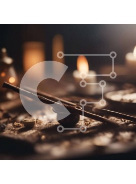 Intra Συλλεκτικό Ξύλινο Παζλ Plywood  4mm - Τραπέζι με ξυλάκια κανέλας, κηροπήγια και κεριά Σε Ξύλινο Κουτί - Διαστάσεις Puzzle: 10x10 cm – 25 κομμάτια