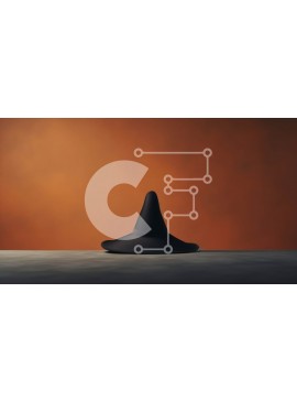 Intra Συλλεκτικό Ξύλινο Παζλ Plywood  4mm - Μαύρο καπέλο μάγισσας σε ένα τραπέζι Σε Ξύλινο Κουτί - Διαστάσεις Puzzle: 10x10 cm – 25 κομμάτια