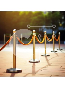 Intra Συλλεκτικό Ξύλινο Παζλ Plywood  4mm - Κίτρινο σχοινί για έλεγχο και περιορισμό του πλήθους Σε Ξύλινο Κουτί - Διαστάσεις Puzzle: 10x10 cm – 25 κομμάτια