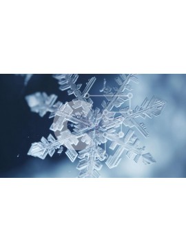 Intra Συλλεκτικό Ξύλινο Παζλ Plywood  4mm - Διακόσμηση χειμερινής χιονονιφάδας με παγάκια Σε Ξύλινο Κουτί - Διαστάσεις Puzzle: 10x10 cm – 25 κομμάτια