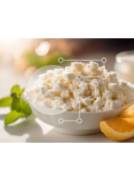 Σετ των 2 Intra Συλλεκτικό Ξύλινο Παζλ Plywood  4mm - Μπολ Τυρί Ρικότα με Φέτες Πορτοκάλι Σε Ξύλινο Κουτί - Διαστάσεις: 10x10 cm – 25 κομμάτια