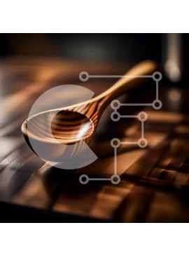 Intra Συλλεκτικό Ξύλινο Παζλ Plywood  4mm - Όμορφη Στοκ Φωτογραφία ενός ξύλινου κουταλιού σε έναν ξύλινο πίνακα Σε Ξύλινο Κουτί - Διαστάσεις: 10x10 cm – 25 κομμάτια