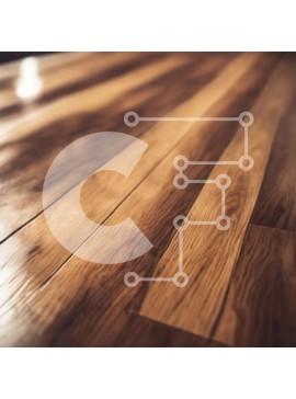 Intra Συλλεκτικό Ξύλινο Παζλ Plywood  4mm - Κοντινό πλάνο ενός Ξύλινου δαπέδου από ψαροκόκκαλο Σε Ξύλινο Κουτί - Διαστάσεις Puzzle: 10x10 cm – 25 κομμάτια