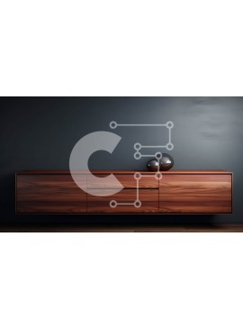 Intra Συλλεκτικό Ξύλινο Παζλ Plywood  4mm - Ξύλινος μπουφές με μπολ στο επάνω μέρος Σε Ξύλινο Κουτί - Διαστάσεις Puzzle: 10x10 cm – 25 κομμάτια