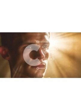 Intra Συλλεκτικό Ξύλινο Παζλ Plywood  4mm - Σοβαρός άνθρωπος με φυσικό φως Σε Ξύλινο Κουτί - Διαστάσεις Puzzle: 10x10 cm – 25 κομμάτια