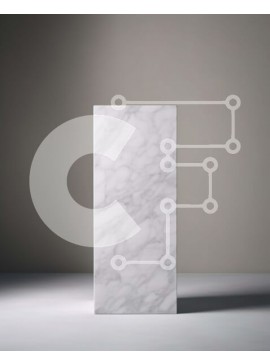 Intra Συλλεκτικό Ξύλινο Παζλ Plywood  4mm - Λευκή μαρμάρινη στήλη - Απλό αλλά κομψό σχέδιο Σε Ξύλινο Κουτί - Διαστάσεις Puzzle: 10x10 cm – 25 κομμάτια