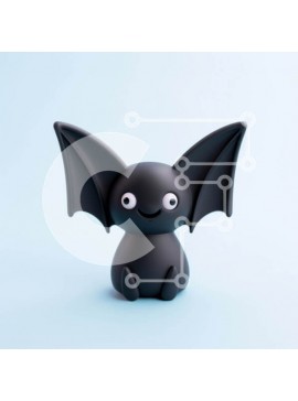 Intra Συλλεκτικό Ξύλινο Παζλ Plywood  4mm - Μαύρο παιχνίδι ρόπαλο σε μπλε φόντο Σε Ξύλινο Κουτί - Διαστάσεις Puzzle: 10x10 cm – 25 κομμάτια