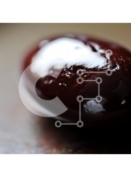 Σετ των 2 Intra Συλλεκτικό Ξύλινο Παζλ Plywood  4mm - Φρούτα καλυμμένα με σοκολάτα σε λεία επιφάνεια Σε Ξύλινο Κουτί - Διαστάσεις: 10x10 cm – 25 κομμάτια