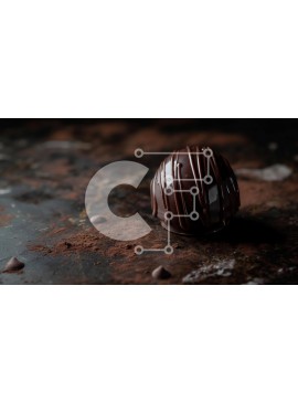 Σετ των 2 Intra Συλλεκτικό Ξύλινο Παζλ Plywood  4mm - Σοκολατένιο αυγό σε σκοτεινό έδαφος Σε Ξύλινο Κουτί - Διαστάσεις: 10x10 cm – 25 κομμάτια