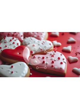 Σετ των 2 Intra Συλλεκτικό Ξύλινο Παζλ Plywood  4mm - Μπισκότα σε σχήμα καρδιάς για ειδικές περιστάσεις Σε Ξύλινο Κουτί - Διαστάσεις: 10x10 cm – 25 κομμάτια