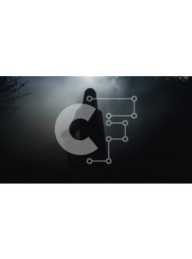 Intra Συλλεκτικό Ξύλινο Παζλ Plywood  4mm - Ghostly Figure στο σκοτεινό δάσος τη νύχτα Σε Ξύλινο Κουτί - Διαστάσεις Puzzle: 10x10 cm – 25 κομμάτια